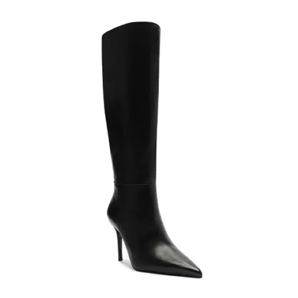 SCHUTZ Mikki Up Black Stiletto Boots